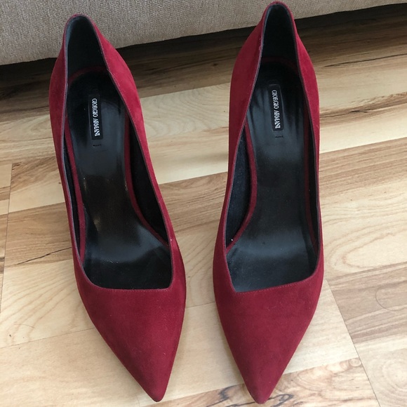 Armani Giorgio Red Stilettos - Picture 2 of 2